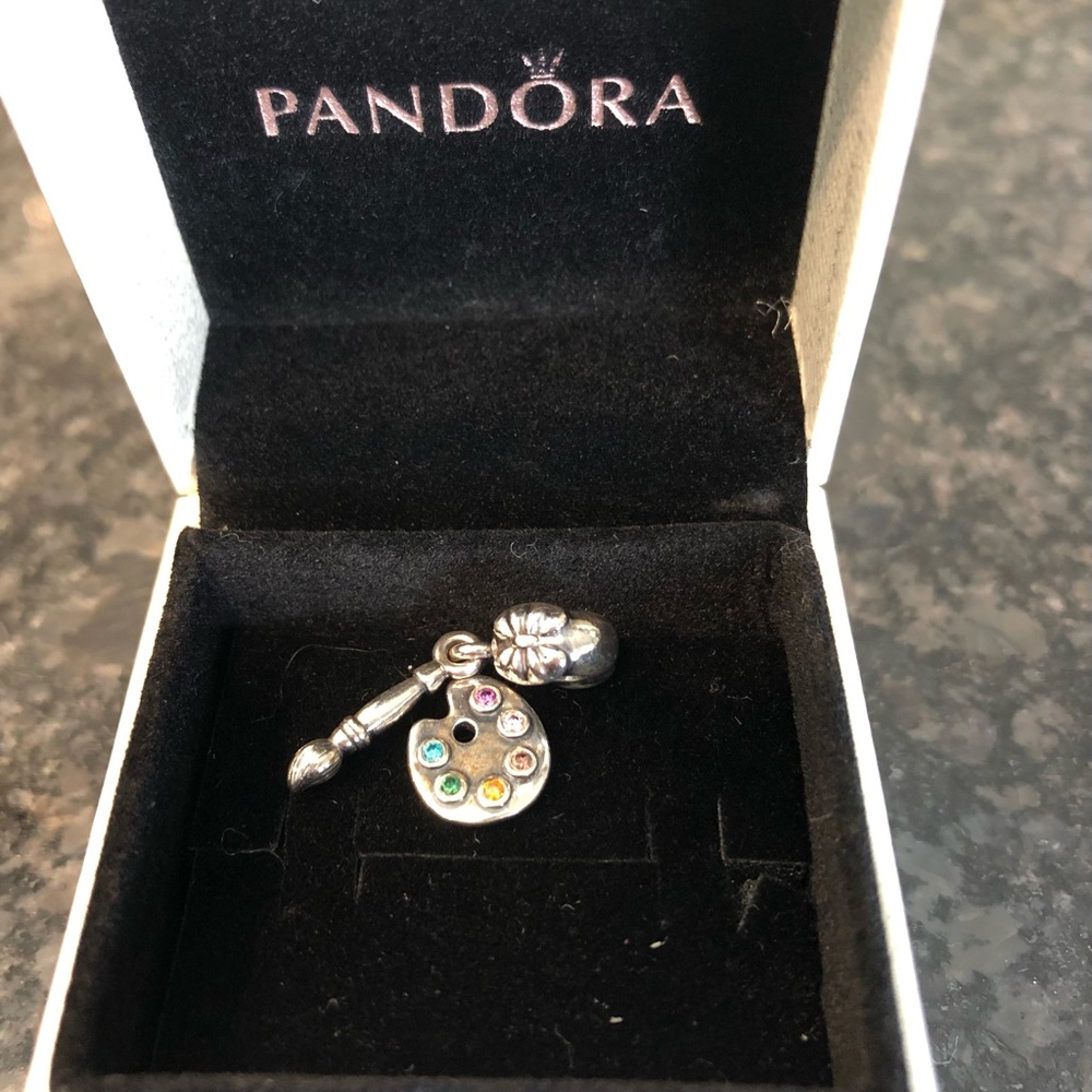 Authentic Pandora artist palette bead